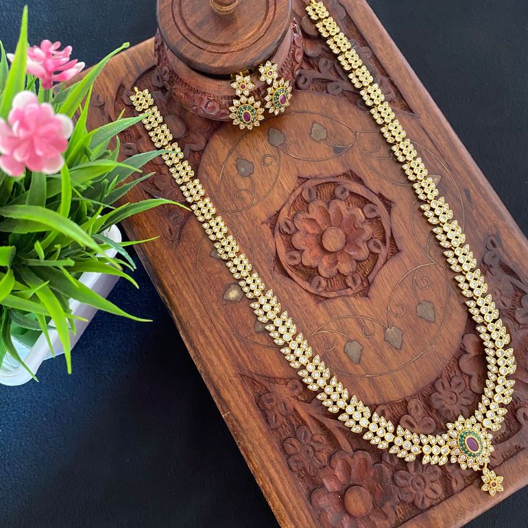 REAL GOLD INSPIRED KUNDHAN HARAM 