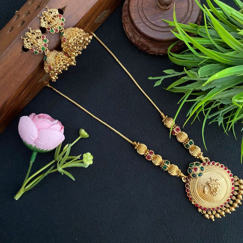 MAT CHAIN PENDANT WITH JUMKA