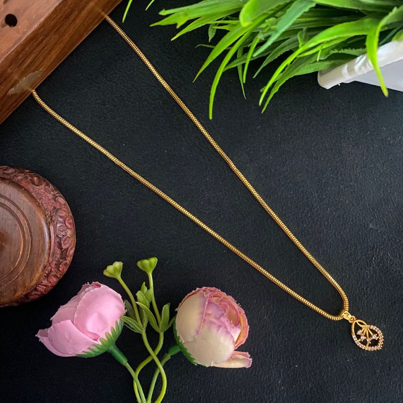 GOLD PLATED DOLLER CHAIN(24 inch)